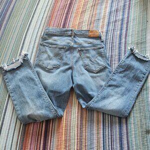 724 High Rise Sraight Levis